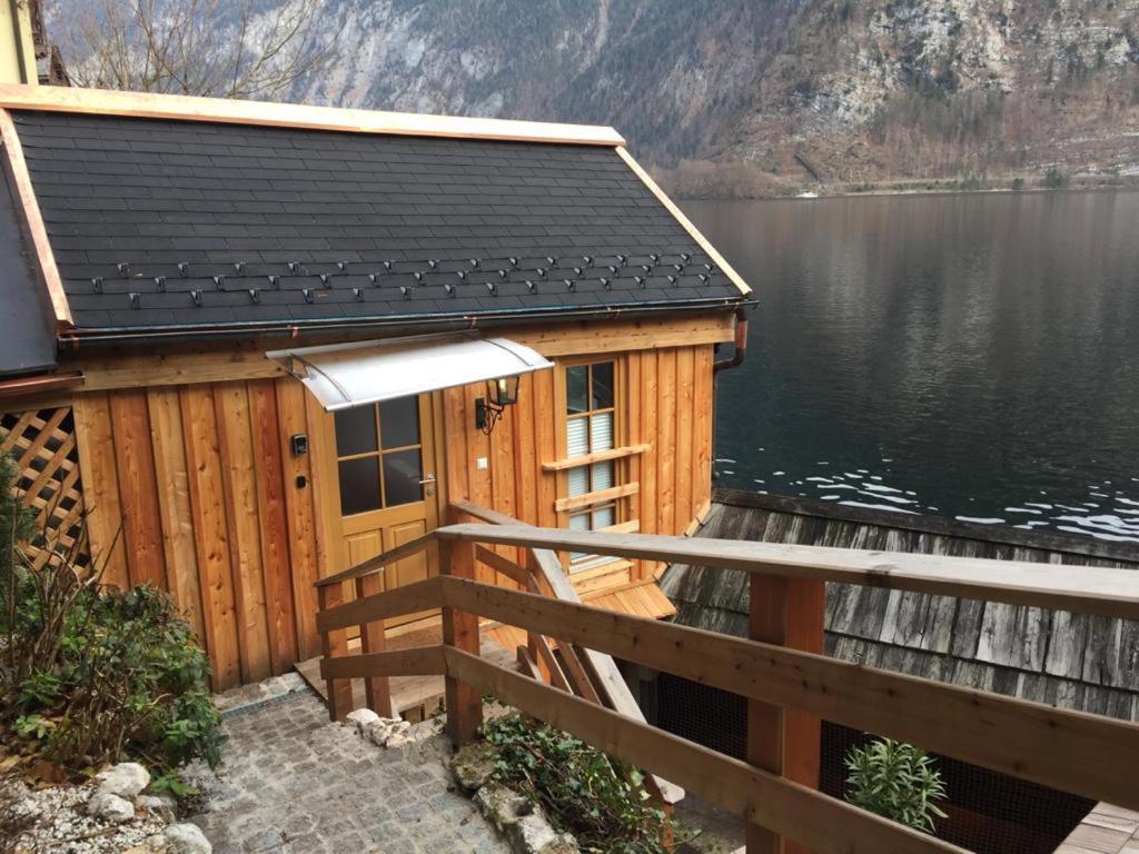 Bootshaus Am Hallstaetter See Hallstatt Kültér fotó