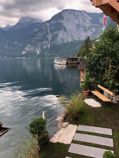 Bootshaus Am Hallstaetter See Hallstatt Kültér fotó